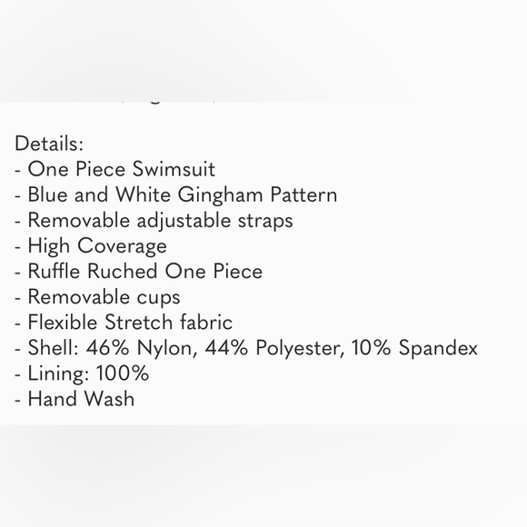 Kona Sol Bandeau w straps flounce, ruched, one piece swimsuit, size small - Picture 4 of 14